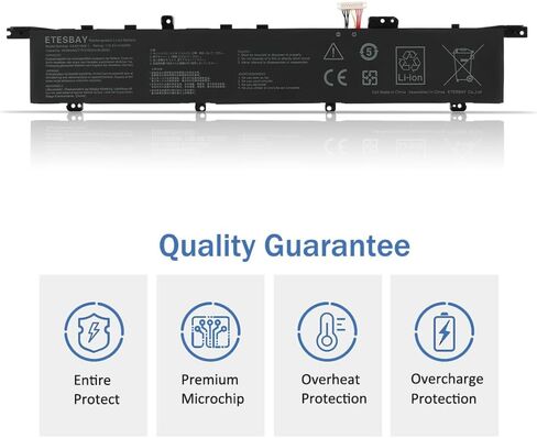 B31N1635 Battery Replacement for ASUS VivoBook Pro 17 A705U A705UA X705U X705UA X705UB X705UF X705UV X705UN X705UQ X705N X705NA X705NC X705M X705MA X705MB F705M F705MA F705NA Pro N705U N705UD in Saudi Arabia