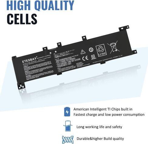 B31N1635 Battery Replacement for ASUS VivoBook Pro 17 A705U A705UA X705U X705UA X705UB X705UF X705UV X705UN X705UQ X705N X705NA X705NC X705M X705MA X705MB F705M F705MA F705NA Pro N705U N705UD in Kuwait