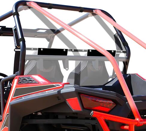 StarknightMT RZR Rear Window, Clear Windscreen Compatible with 2014-2023 Polaris RZR XP 1000/4 1000 2016-2022 RZR XP TURBO/ 4 TURBO RZR Accessories Parts Back Dust Panel in Saudi Arabia