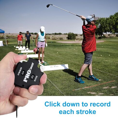 PATIKIL Golf Score Counter, 2 Digits Scoring Keeper Mini Golf Shot Stroke Counter for Golf Game Scorekeeper Outdoor Sport in Saudi Arabia