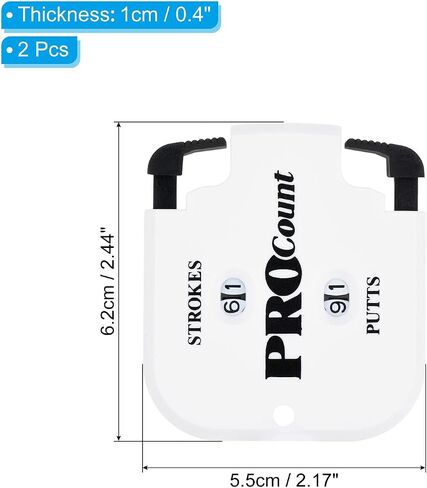 PATIKIL Golf Score Counter, 2 Digits Scoring Keeper Mini Golf Shot Stroke Counter for Golf Game Scorekeeper Outdoor Sport in Saudi Arabia