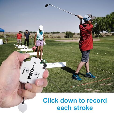 PATIKIL Golf Score Counter, 2 Digits Scoring Keeper Mini Golf Shot Stroke Counter for Golf Game Scorekeeper Outdoor Sport in Saudi Arabia