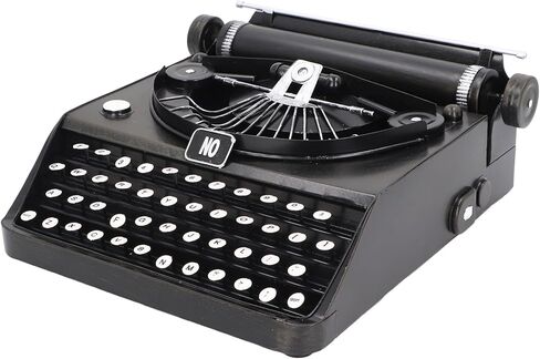 Vintage Typewriter Model, Retro Portable Manual Props for Home Office, Artistic Vintage Appearance, Unique Gift in Saudi Arabia