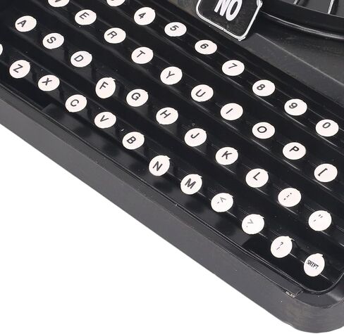 Vintage Typewriter Model, Retro Portable Manual Props for Home Office, Artistic Vintage Appearance, Unique Gift in Saudi Arabia