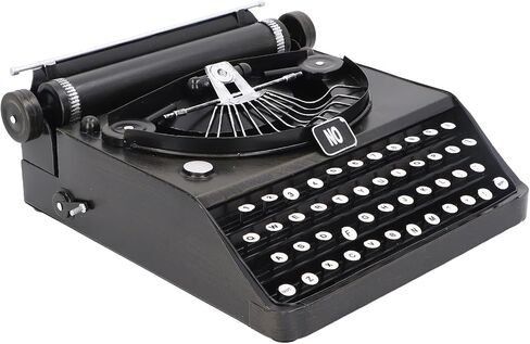 Vintage Typewriter Model, Retro Portable Manual Props for Home Office, Artistic Vintage Appearance, Unique Gift in Saudi Arabia