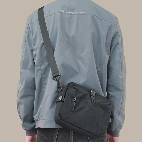 Lohol Small Messenger Bag for Men Women, Water Resistant Adjustable Crossbody Sling bag Purse for Daily Use Travel Sports in Saudi Arabia