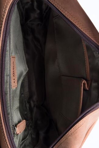 LEABAGS Amsterdam genuine buffalo leather shoulder bag I Vintage look I Fits a 13 inch laptop I Small messenger bag in Kuwait