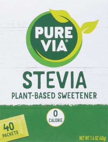 Pure Via Stevia Packet 40 Count, 1.4 oz in Saudi Arabia