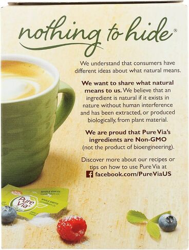 Pure Via Stevia Packet 40 Count, 1.4 oz in Saudi Arabia