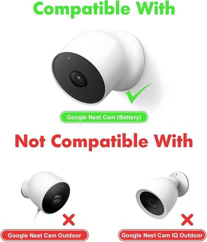 كابل طاقة بطول 32.8 قدم متوافق مع كاميرا Google Nest Cam الخارجية أو الداخلية، بطارية (الجيل الثاني)، كابل شحن مقاوم للطقس مع محول لكاميرا Nest Cam (بطارية) كابل شاحن 5 فولت 2 أمبير in Saudi Arabia
