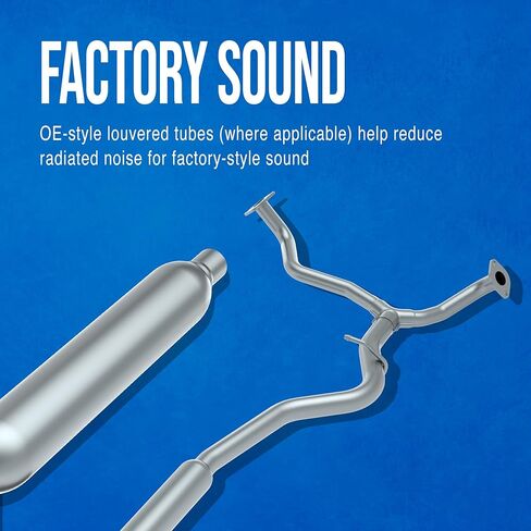 Walker 47792 Direct Fit Exhaust Resonator and Pipe Assembly 2" Outlet (OD) for Buick Century in Saudi Arabia