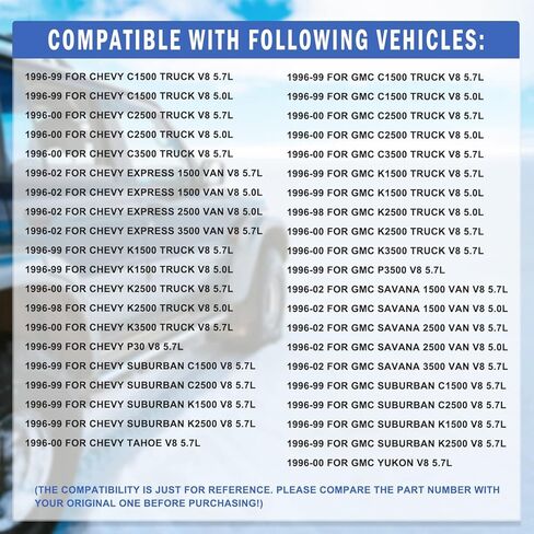 FJ504 حاقن الوقود 8 اسطوانة حاقن الوقود العنكبوت مع قوس متوافق مع 1996-2002 Chev-y GM-C بيك اب شاحنة سوبربان اكسبرس سافانا كاديلاك 5.0L 5.7L V8 استبدال #89060440،2173029،4G1888 in Kuwait