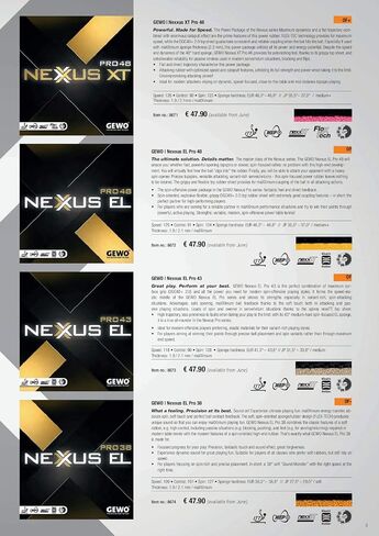 GEWO Nexxus Pro 43 EL - Offensive Table Tennis Rubber in Saudi Arabia