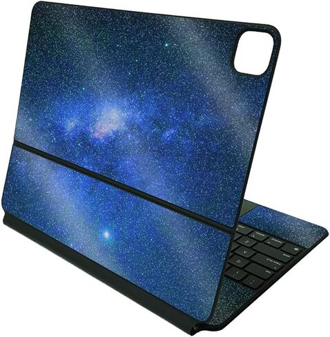 MightySkins Glossy Glitter Skin Compatible with Apple Magic Keyboard for iPad Pro 12.9" (5th Generation) - Astro Sky | Protective, Durable High-Gloss Glitter Finish | Easy to Apply | Made in The USA in Saudi Arabia