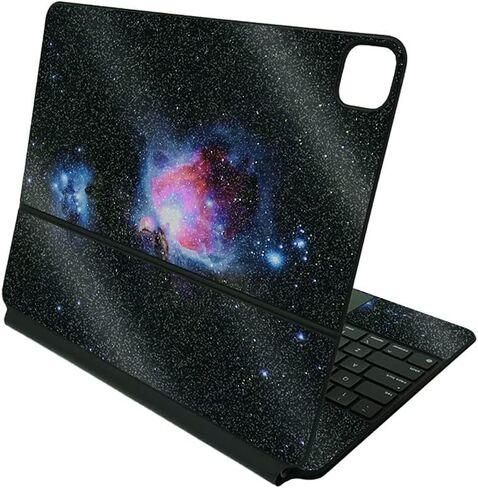 MightySkins Glossy Glitter Skin Compatible with Apple Magic Keyboard for iPad Pro 12.9" (5th Generation) - Astro Sky | Protective, Durable High-Gloss Glitter Finish | Easy to Apply | Made in The USA in Saudi Arabia