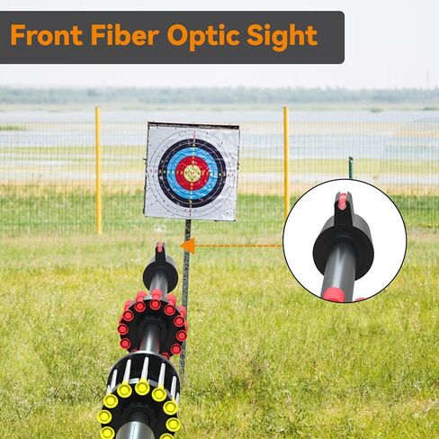 .40 Caliber 36" Tactical Blowgun with 48 Spear Darts, Spike Darts, All Aluminum Made, with Sling, Tactical Grip and Optic Sight in Saudi Arabia
