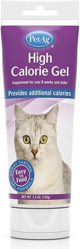 مكمل جل عالي السعرات الحرارية من Pet-Ag للقطط - 3.5 أونصة - نكهة الدجاج - يوفر سعرات حرارية إضافية للقطط بعمر 8 أسابيع فما فوق - سهل الهضم in Kuwait