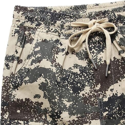 LOKTARC Boys Pull On Camo Shorts Kids Bermuda Summer Knee Length Pants in Saudi Arabia