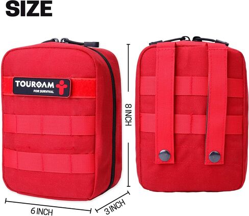 IFAK Med Trauma Kit, Multi-Purpose Molle Belt EDC Pouch, Tactical Emergency Kit Survival Military, Field Dressing Kit Camping Hiking Bug Out in Saudi Arabia