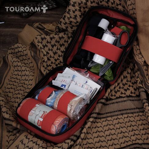 IFAK Med Trauma Kit, Multi-Purpose Molle Belt EDC Pouch, Tactical Emergency Kit Survival Military, Field Dressing Kit Camping Hiking Bug Out in Saudi Arabia