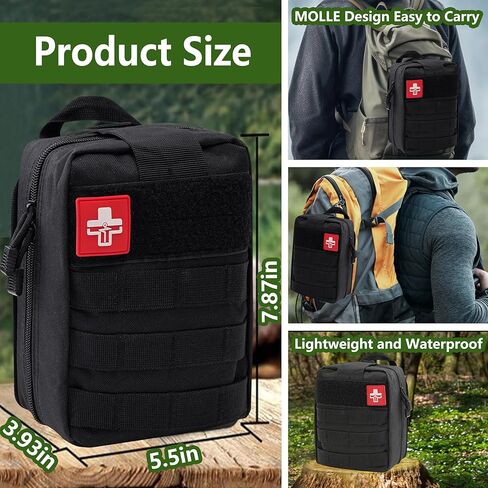 180 + قطعة مجموعة الحبال الإسعافات الأولية أساسيات الطوارئ والعتاد لوازم للسيارة التنزه التخييم المنزل هدايا عيد ميلاد للرجال in Kuwait