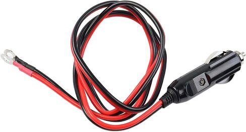 الثقيلة ذكر التوصيل ولاعة السجائر محول 3.3FT سلك شاحن الطاقة مع مصباح ليد 16 AWG كابل لمضخة الهواء العاكس للسيارة وDIY in Saudi Arabia