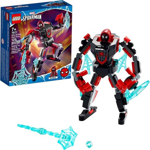 LEGO Marvel Spider-Man Miles Morales Mech Armor 76171 Collectible Construction Toy, New 2021 (125 Pieces) in Saudi Arabia