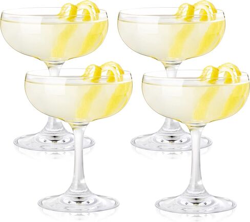 True Grande Gulp Giant Margarita Glass, Stemmed Cocktail Glass Fits Full Liquor Bottle, Mixed Drink Glasses, XL cocktail glass set, 750ml / 25 oz. Set of 1 in Saudi Arabia