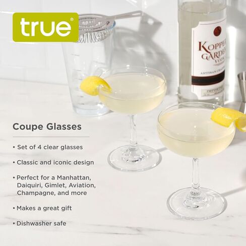 True Grande Gulp Giant Margarita Glass, Stemmed Cocktail Glass Fits Full Liquor Bottle, Mixed Drink Glasses, XL cocktail glass set, 750ml / 25 oz. Set of 1 in Saudi Arabia