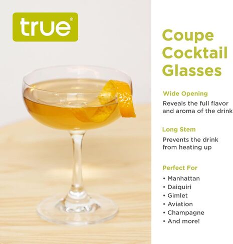 True Grande Gulp Giant Margarita Glass, Stemmed Cocktail Glass Fits Full Liquor Bottle, Mixed Drink Glasses, XL cocktail glass set, 750ml / 25 oz. Set of 1 in Saudi Arabia