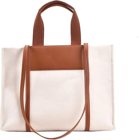 HUGGI Women satchel handbags for women | ladies purse Multi color Canvas Material in Saudi Arabia