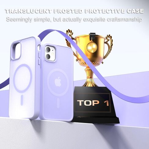 حافظة مغناطيسية مضادة للصدمات لهاتف آيفون 17 شفافة، غطاء واقٍ مضاد للأصفر مع واقي شاشة لهاتف آيفون 17 - شفاف in Kuwait