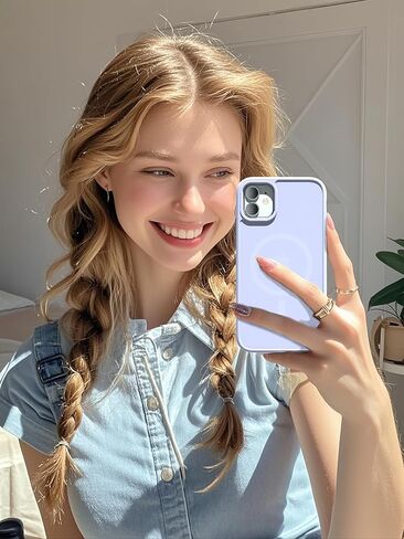 حافظة مغناطيسية مضادة للصدمات لهاتف آيفون 17 شفافة، غطاء واقٍ مضاد للأصفر مع واقي شاشة لهاتف آيفون 17 - شفاف in Kuwait