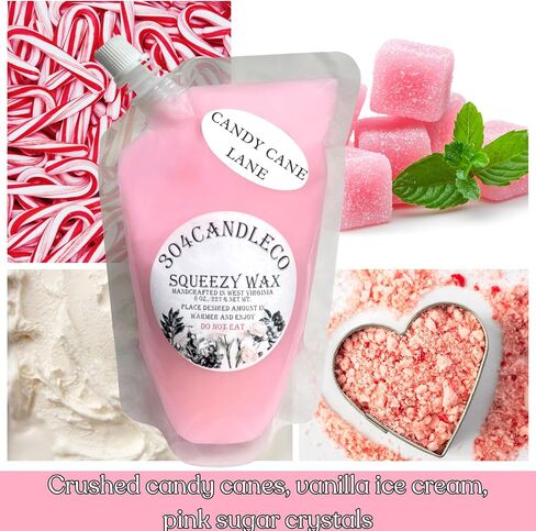 Large Squeeze Soy Wax Melt - 50 SCENTS! - Highly Fragrant & Hand-Crafted - Easy Mix & Match - American Made - Perfect for Wax Warmers (8oz, Fall Magic) in Saudi Arabia