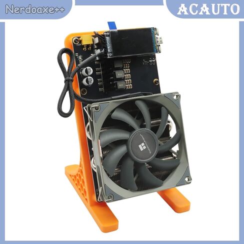 جهاز تعدين NerdQaxe++ Hydro Rev 6.1 الجديد - جهاز تعدين بيتكوين 6TH/s، كفاءة 16.5J/TH، طاقة منخفضة 100 وات، 2.4G WiFi وآلة تشفير هادئة مفتوحة المصدر لتعدين BTC in Saudi Arabia