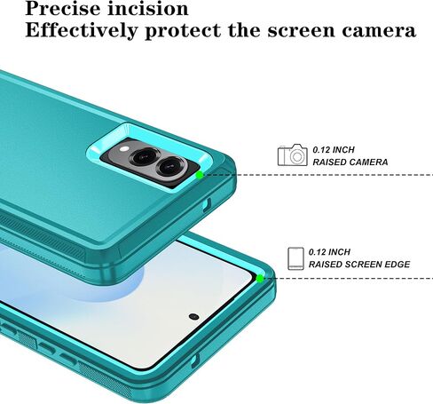 ONOLA متوافق مع حافظة Samsung Galaxy S25 Edge مع واقي شاشة HD، جراب هاتف عالي التحمل مقاوم للصدمات والسقوط من 3 طبقات لهاتف Galaxy S25 Edge (WineRedPink) in Kuwait