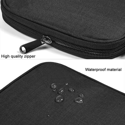 Electronics Organizer, Travel Cable Organizer Bag for Phone, Power Bank, SD Card, Cables(Grey-L) in Saudi Arabia