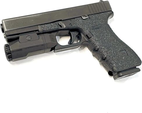 Handleitgrips Gun Grip Tape Compatible with Glock 17, Glock 22, Glock 34, Glock 35 Gen 3 - Black Sandpaper Pistol Grip Tape, Easy Installation, Gun Parts & Accessories, Veteran Owned, Made in USA in Saudi Arabia