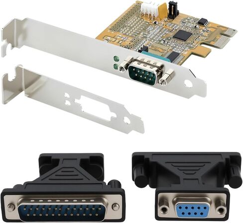 ECSiNG 2Pcs DB9 Female 9-Pin to DB25 Male 25-Pin Serial Adapter for Computers Digital Cameras Barcode Printers in Saudi Arabia