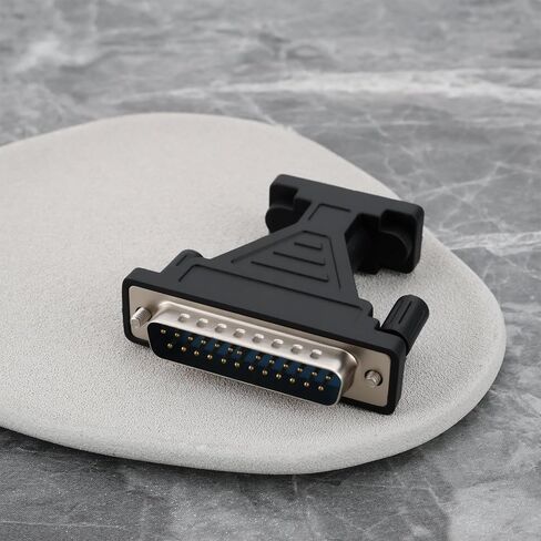 ECSiNG 2Pcs DB9 Female 9-Pin to DB25 Male 25-Pin Serial Adapter for Computers Digital Cameras Barcode Printers in Saudi Arabia