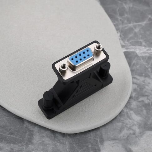 ECSiNG 2Pcs DB9 Female 9-Pin to DB25 Male 25-Pin Serial Adapter for Computers Digital Cameras Barcode Printers in Saudi Arabia