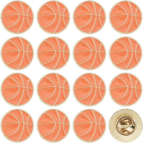 SUNNYCLUE 20Pcs Billiard Pins Sport Brooch Pins Enamel Black Metal Eight Ball Logo Round 0.71 Inch Small Alloy Lapel Brooches Accessories for Backpacks Bags Clothes Hats Shirts Tie DIY Decorations in Saudi Arabia