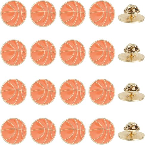 SUNNYCLUE 20Pcs Billiard Pins Sport Brooch Pins Enamel Black Metal Eight Ball Logo Round 0.71 Inch Small Alloy Lapel Brooches Accessories for Backpacks Bags Clothes Hats Shirts Tie DIY Decorations in Saudi Arabia