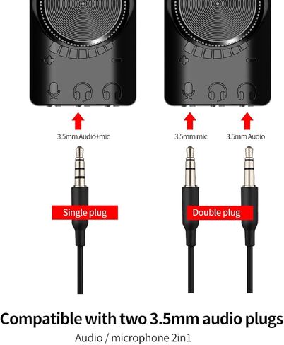 التوصيل والتشغيل USB DSP كارت الصوت الألعاب 7.1 قناة محول سماعة الرأس قطع غيار الألعاب in Kuwait