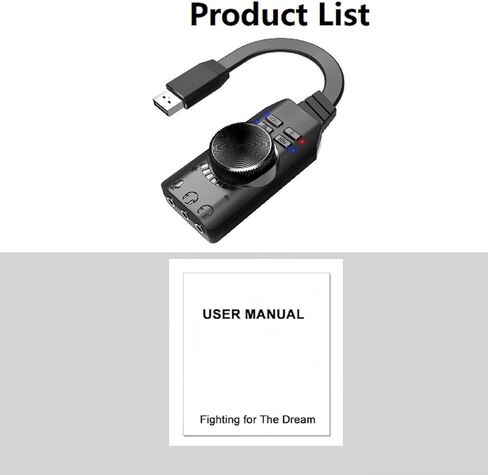 التوصيل والتشغيل USB DSP كارت الصوت الألعاب 7.1 قناة محول سماعة الرأس قطع غيار الألعاب in Kuwait