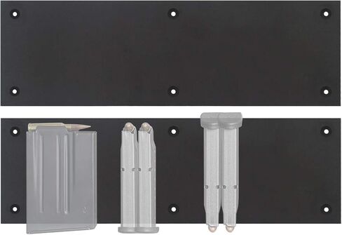 حامل مجلة مغناطيسي للعقل والعمل لبندقية المسدس، وملحقات تخزين الذخيرة لسلاحك الآمن، وخزانة الأسلحة، والخزانة، والتركيب على المعدن، ولوحة السجاد، والخشب، والسطح البلاستيكي (عبوتان) in Kuwait