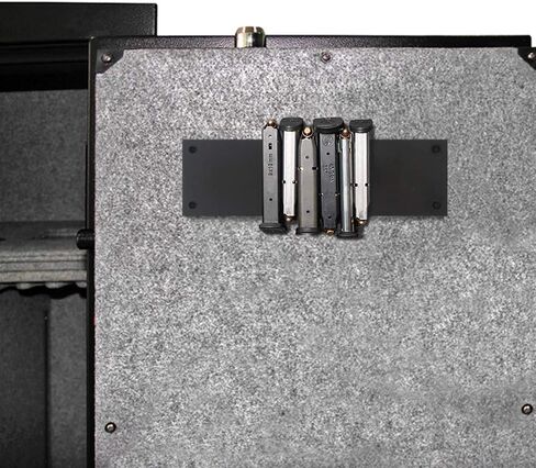 حامل مجلة مغناطيسي للعقل والعمل لبندقية المسدس، وملحقات تخزين الذخيرة لسلاحك الآمن، وخزانة الأسلحة، والخزانة، والتركيب على المعدن، ولوحة السجاد، والخشب، والسطح البلاستيكي (عبوتان) in Kuwait