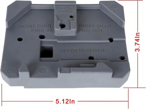 Armorer's Bench Block Gray Plastic Rifle Reassemble Assembly Repair Tool Pedestal in Saudi Arabia