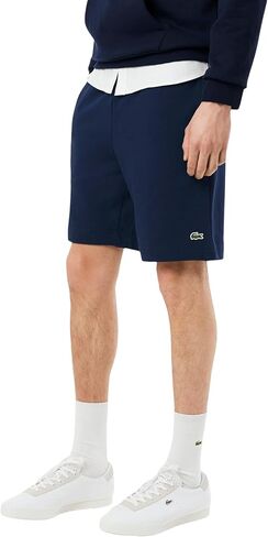 Lacoste Men's Regular Fit Terry Shorts, Latte, Large in Saudi Arabia