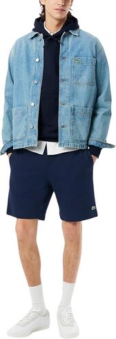 Lacoste Men's Regular Fit Terry Shorts, Latte, Large in Saudi Arabia
